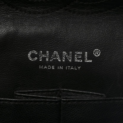 Chanel Tweed Quilted Medium Double Flap Beige White Black 6 of 12