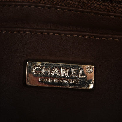 Chanel Python Mini Rectangular Flap Blue Brown 5 of 6