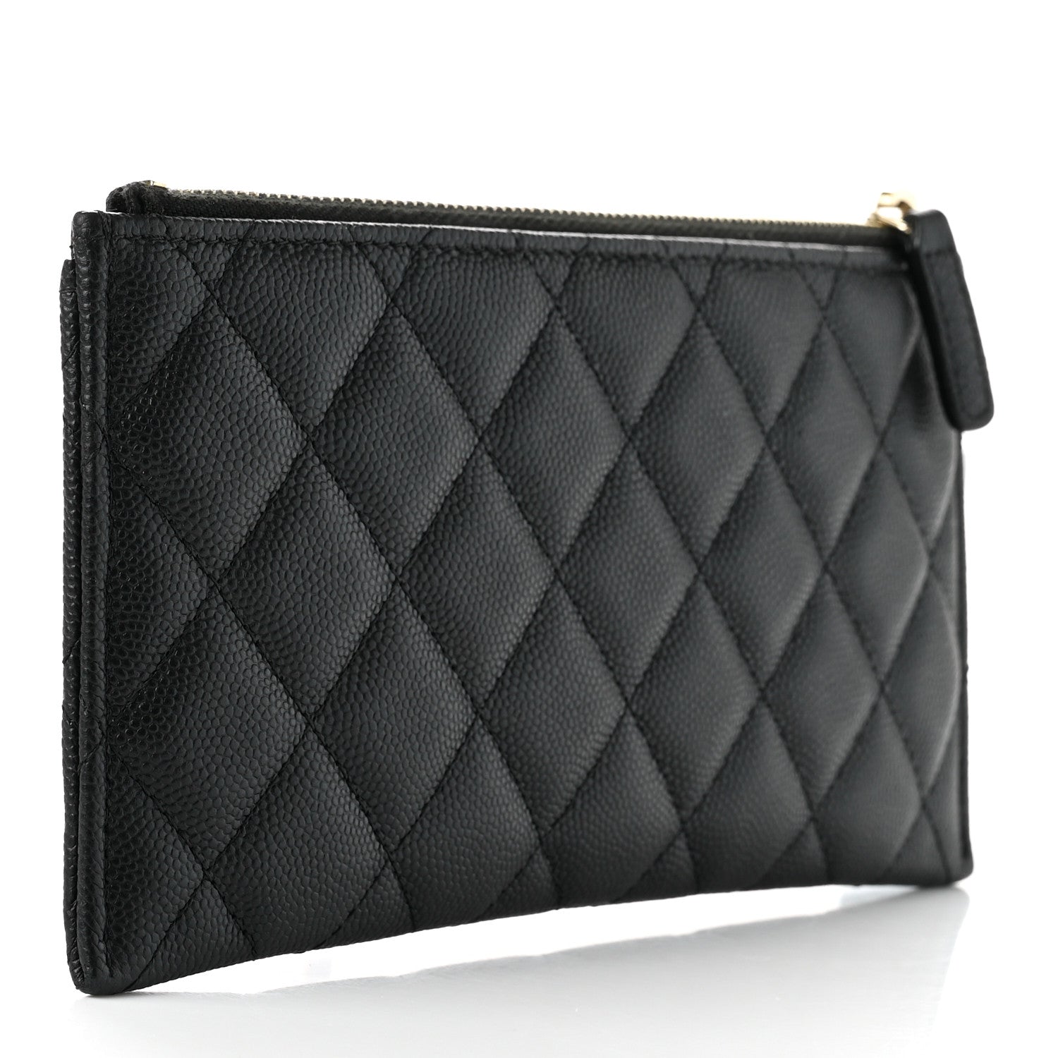 Chanel Caviar Quilted Classic Zip Pouch Black 3 of 8