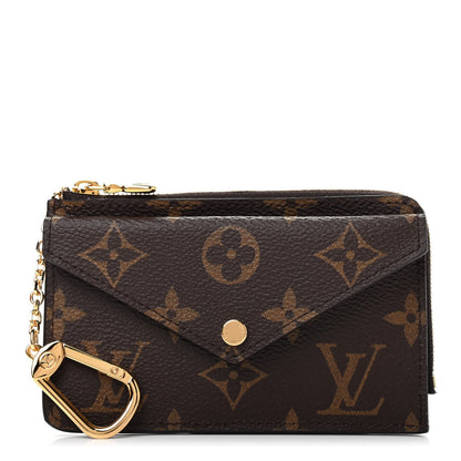 Louis Vuitton Monogram Recto Verso Card Holder Black 1 of 7