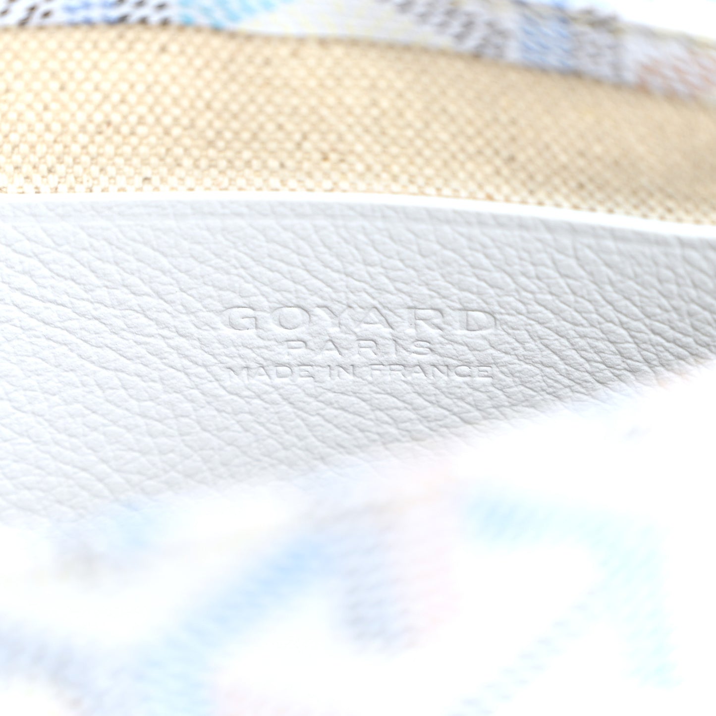 Goyardine Plumet Wallet Clutch Polar Blue