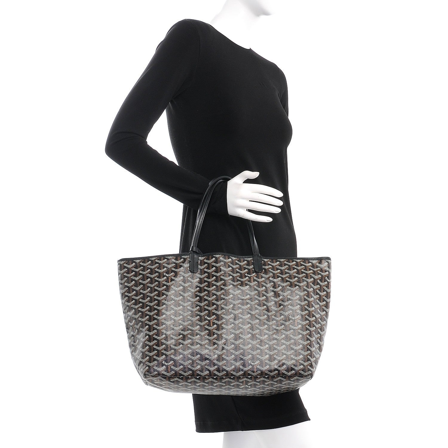 Goyard Goyardine Saint Louis PM Black 2 of 10