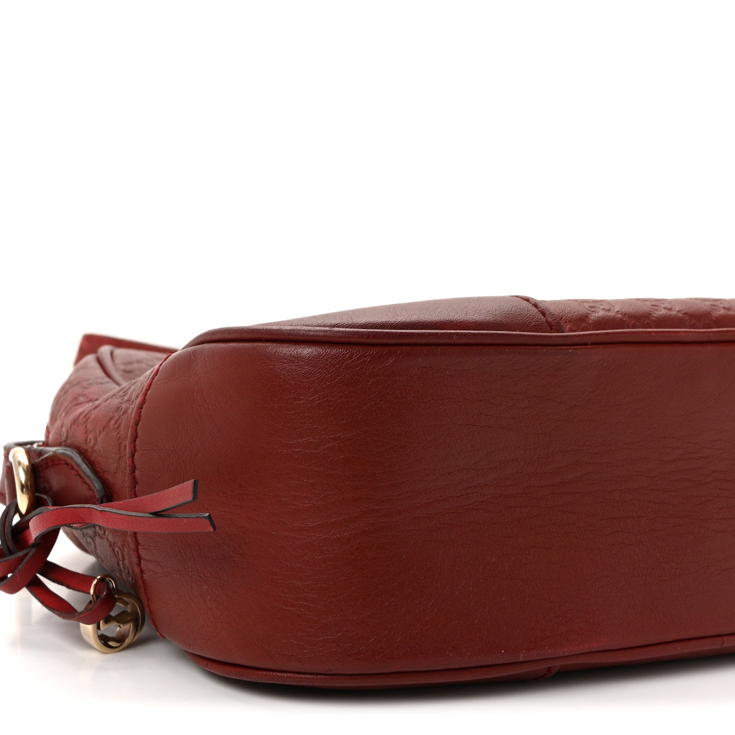 Gucci Microguccissima Mini Bree Messenger Bag Red 9 of 10
