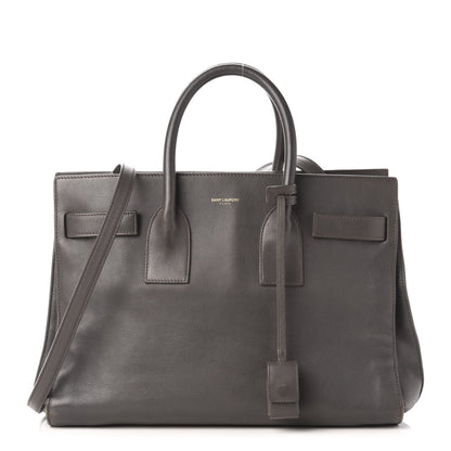 Saint Laurent Calfskin Small Sac De Jour Fog 1 of 14