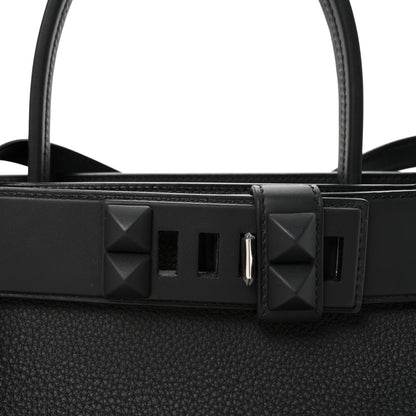 Hermes Togo Swift Medor Bag Bai Brun Black 7 of 10