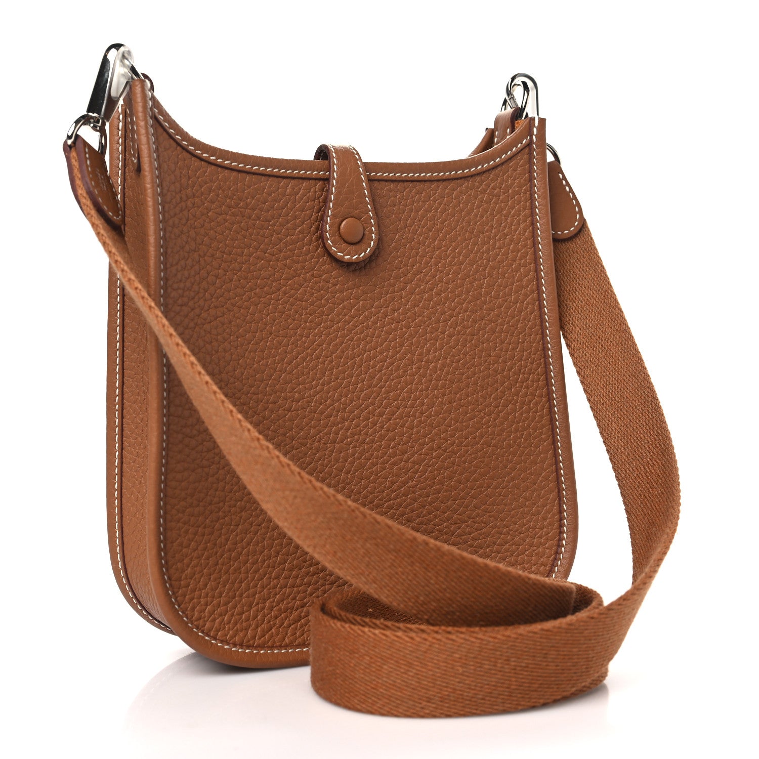 Hermes Taurillon Clemence Evelyne TPM Gold 3 of 11