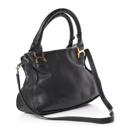 Chloe Calfskin Medium Marcie Satchel Black 3 of 17