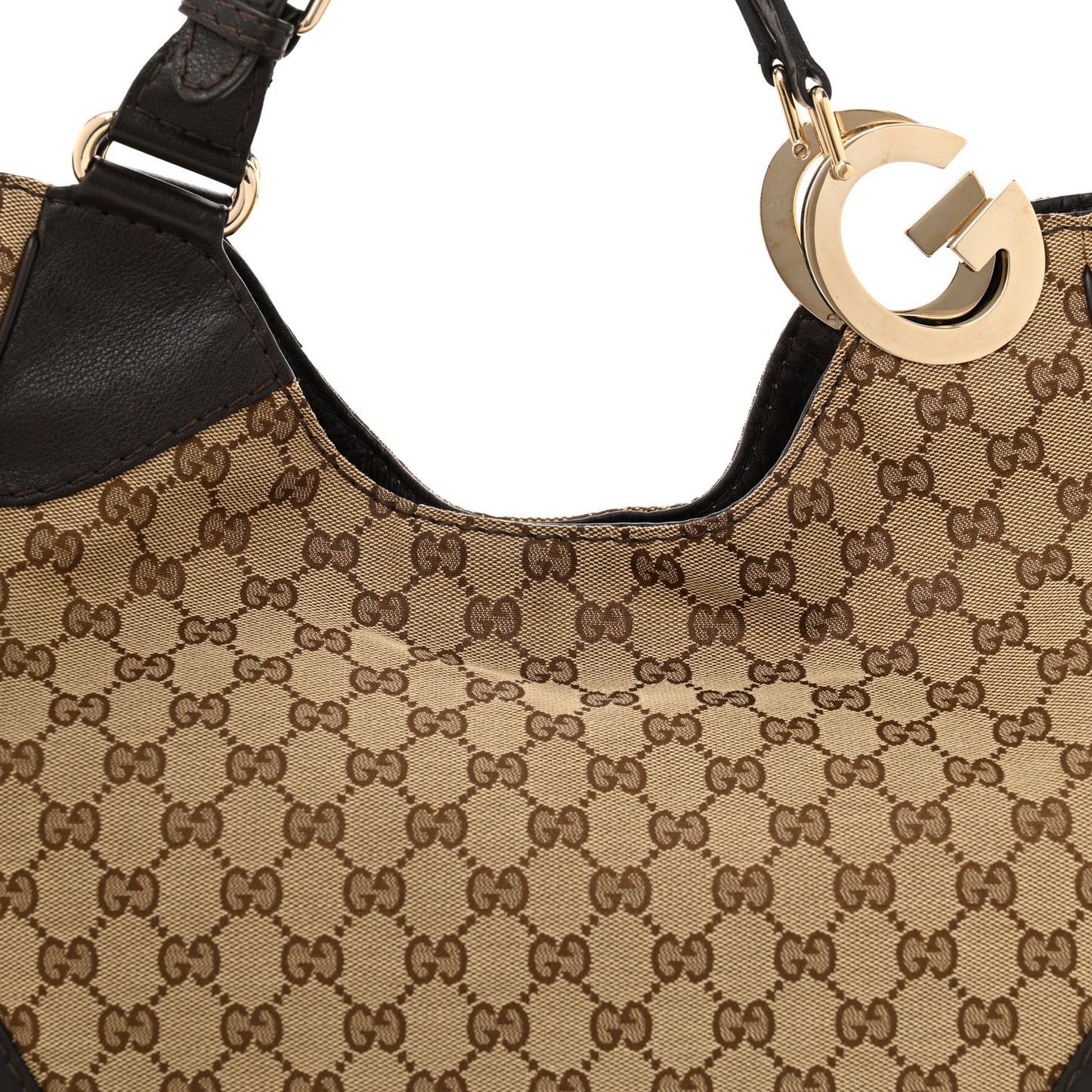 Monogram Medium Charlotte Hobo Brown