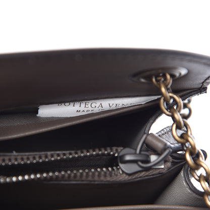 Bottega Veneta Nappa Intrecciato Chain Wallet New Steel 7 of 10