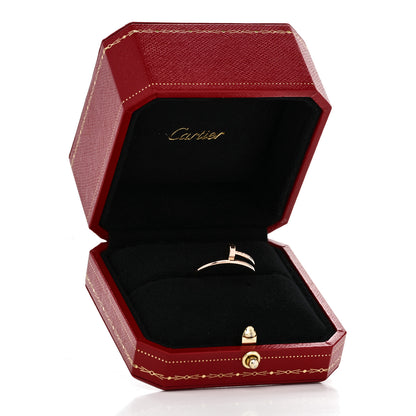 Cartier 18K Pink Gold Small Juste Un Clou Ring 56 7.5 6 of 6