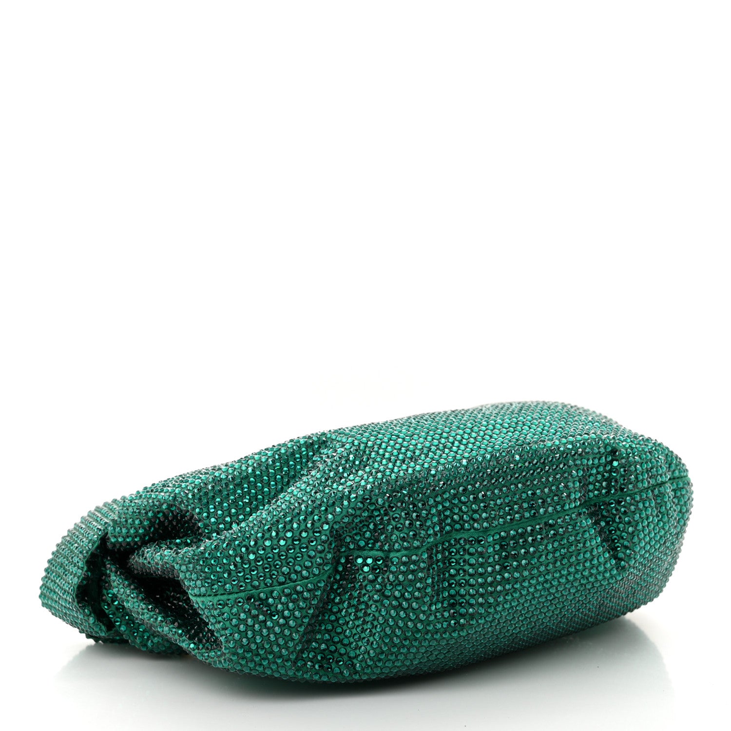 Bottega Veneta Crystal Embellished Satin Mini Hotfix Jodie Emerald 4 of 10