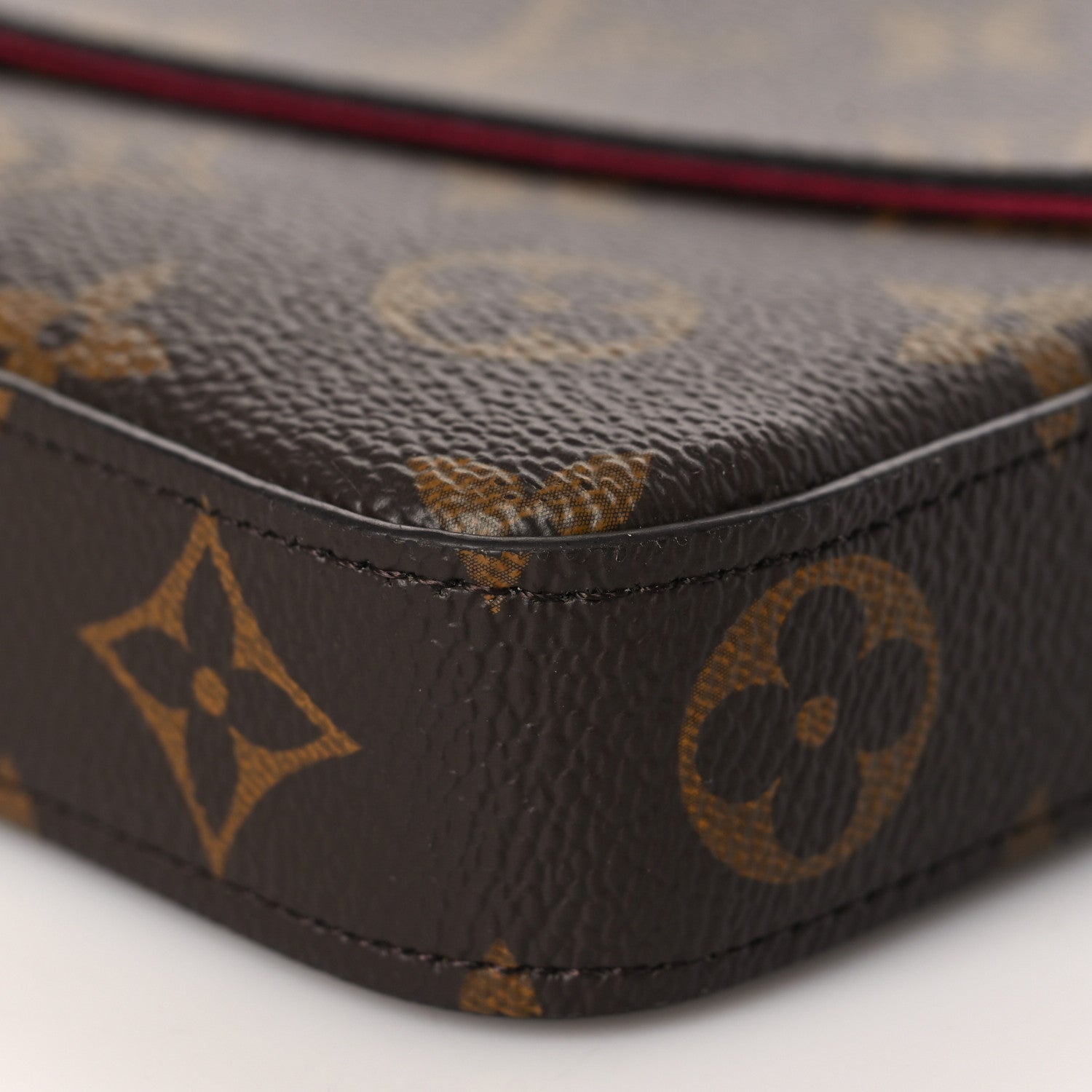 Louis Vuitton Monogram Pochette Felicie Chain Wallet Fuchsia 9 of 9