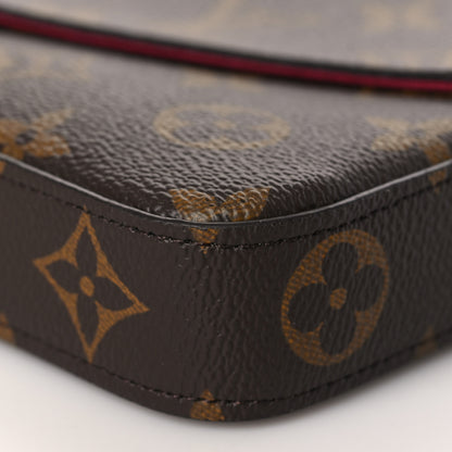 Louis Vuitton Monogram Pochette Felicie Chain Wallet Fuchsia 9 of 9