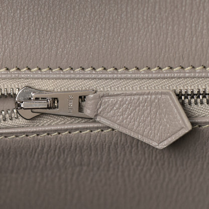 Hermes Matte Niloticus Crocodile Himalaya Birkin 25 Blanc 17 of 31