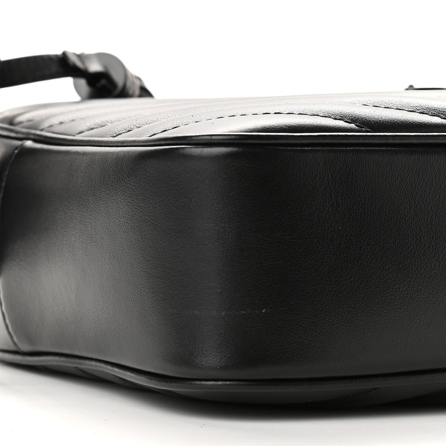Calfskin Matelasse Monogram Lou Camera Bag Black