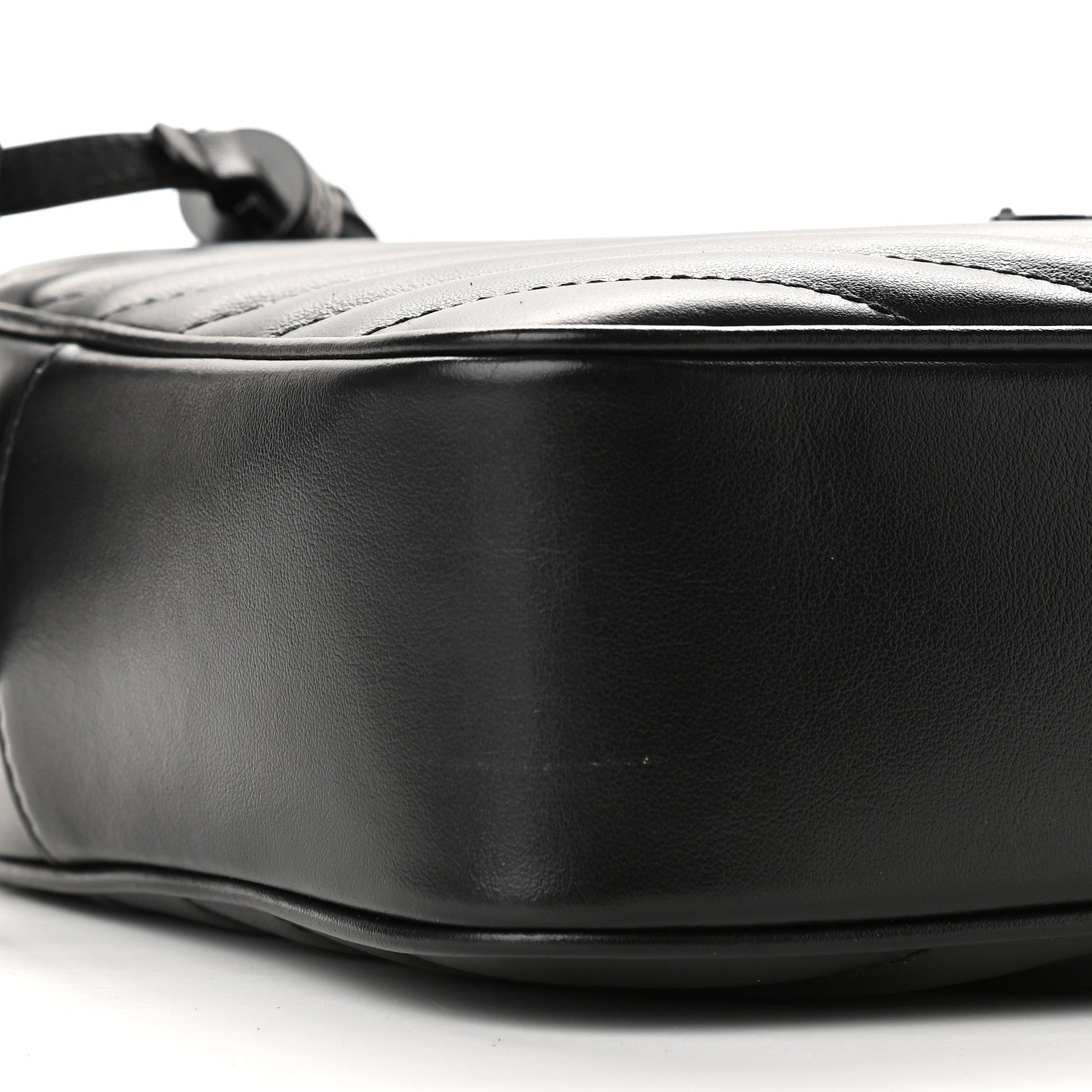 Saint Laurent Calfskin Matelasse Monogram Lou Camera Bag Black 7 of 8