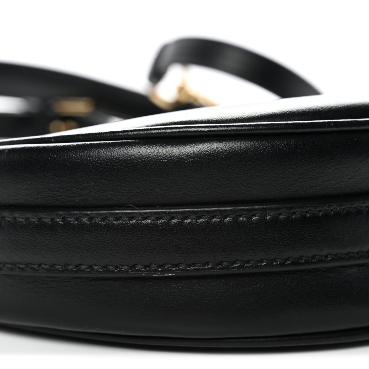Prada Soft Calfskin Arque Shoulder Bag Black 9 of 11