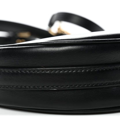 Prada Soft Calfskin Arque Shoulder Bag Black 9 of 11
