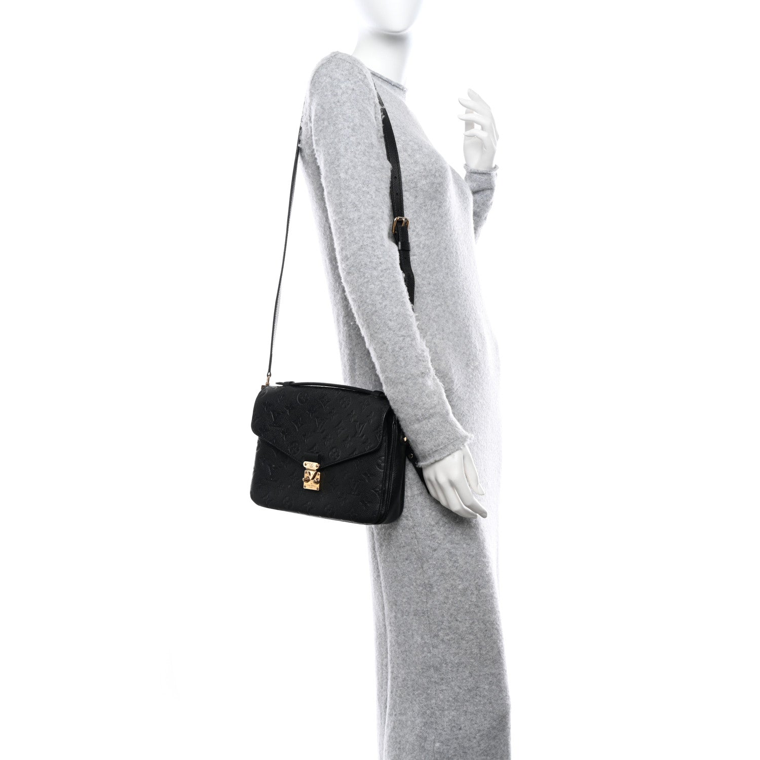 Louis Vuitton Empreinte Pochette Metis Black 2 of 15
