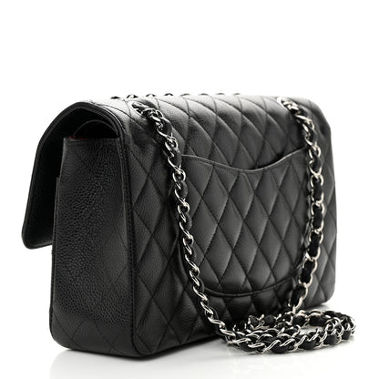 Chanel Caviar Quilted Medium Double Flap Black 3 of 11