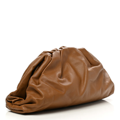 Bottega Veneta Smooth Butter Calf The Pouch Oversized Clutch Cammello 3 of 8
