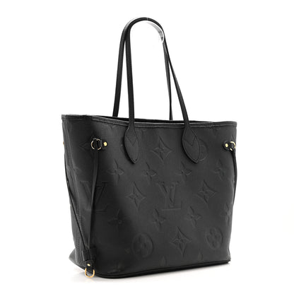Louis Vuitton Empreinte Monogram Giant Neverfull MM Black 4 of 12
