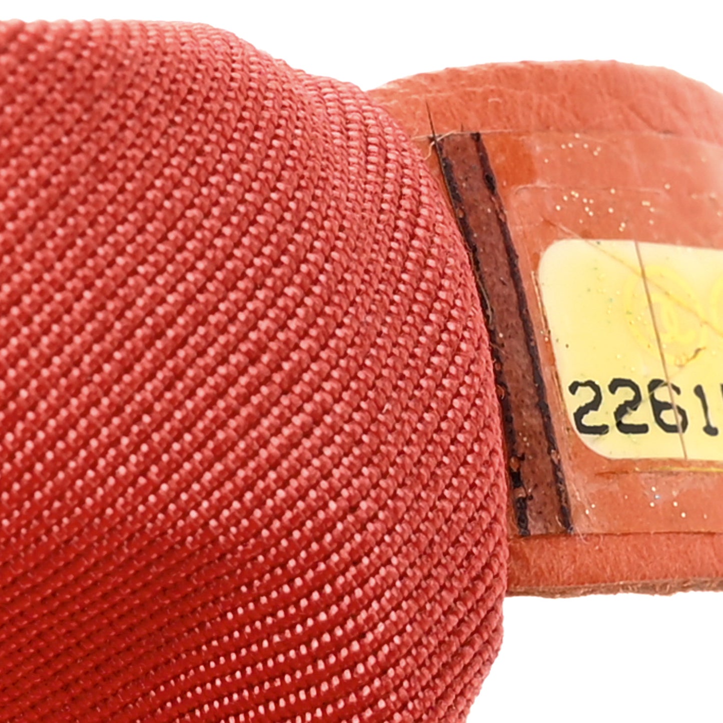 Washed Denim Quilted Small Urban Spirit Backpack Orange