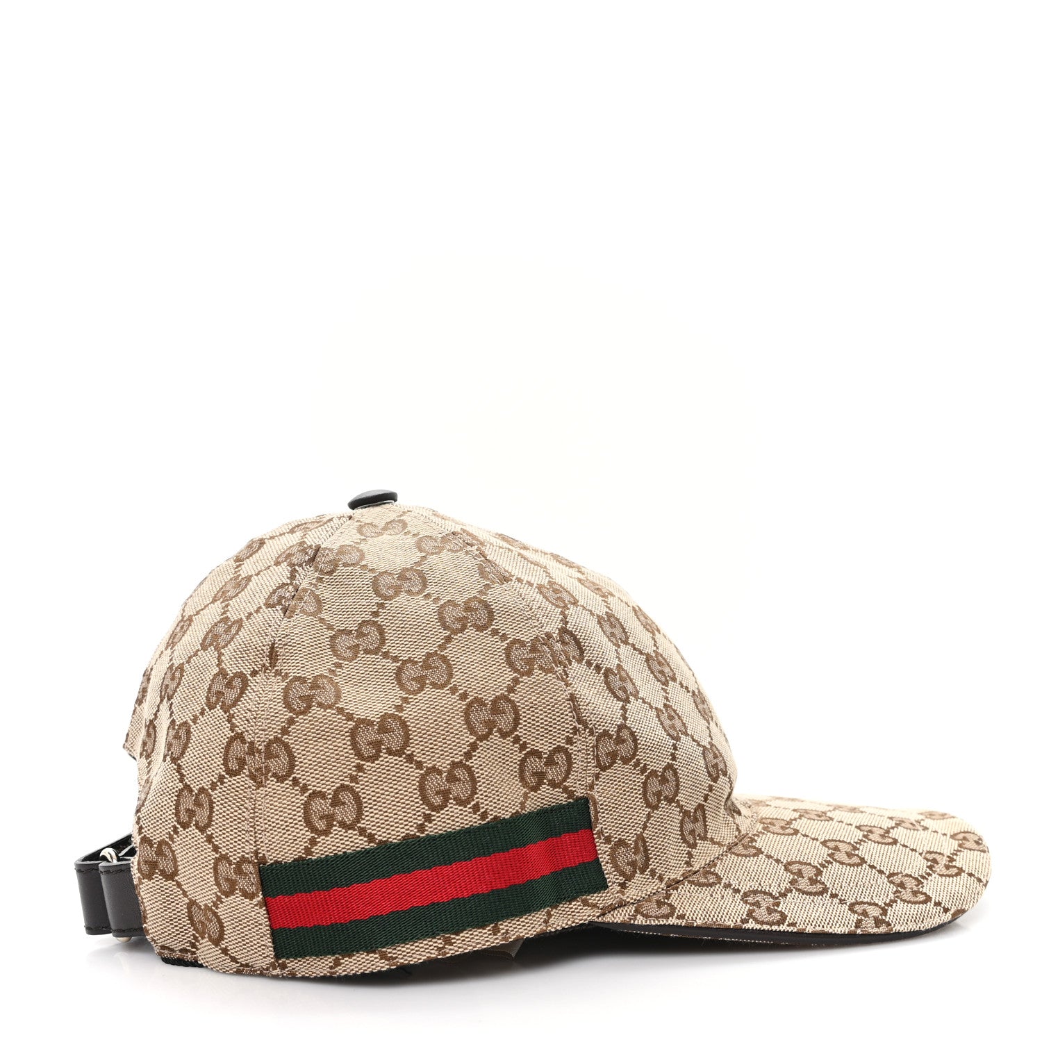 Gucci Monogram Web Baseball Hat M Beige Cocoa 6 of 9