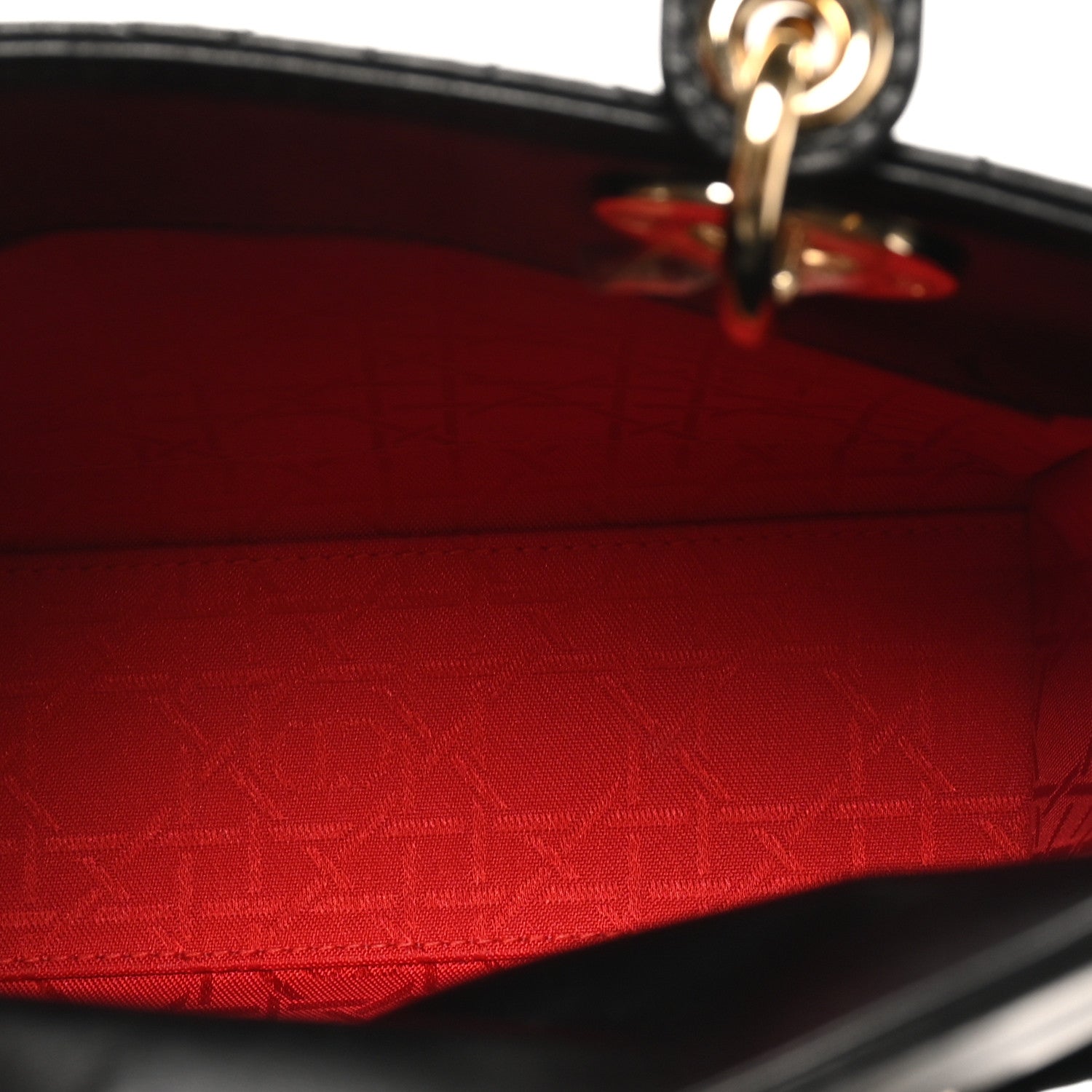 Christian Dior Lambskin Cannage Small My ABCDior Lady Dior Black 5 of 9