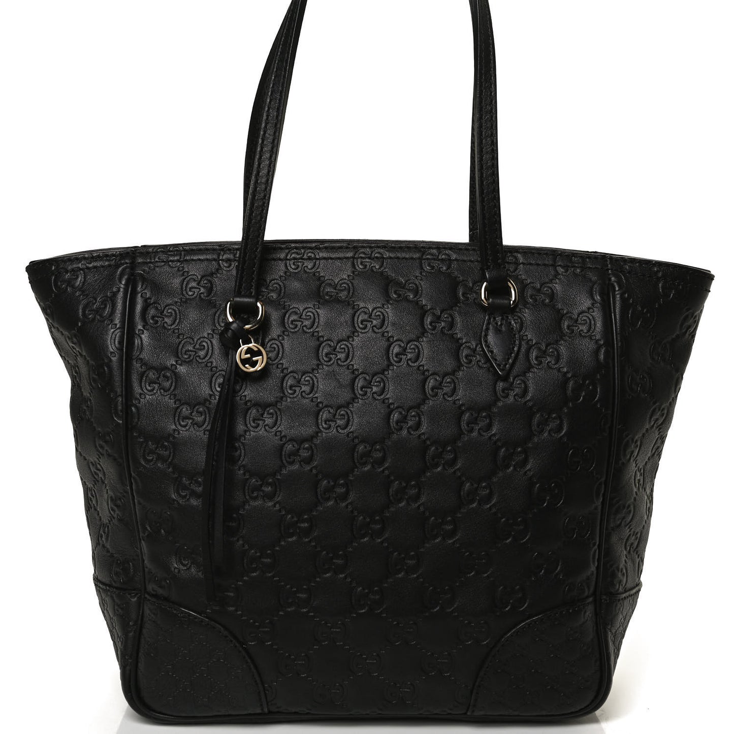 Guccissima Small Bree Zippered Tote Black