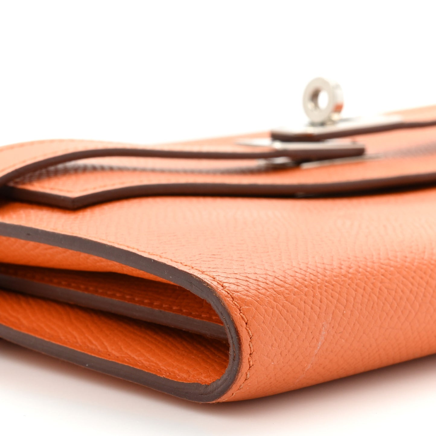 Epsom Kelly Longue Wallet Orange