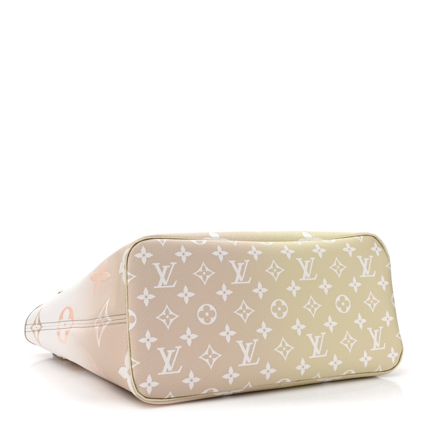 LOUIS VUITTON Monogram Giant Spring In The City Neverfull MM Sunset Kaki