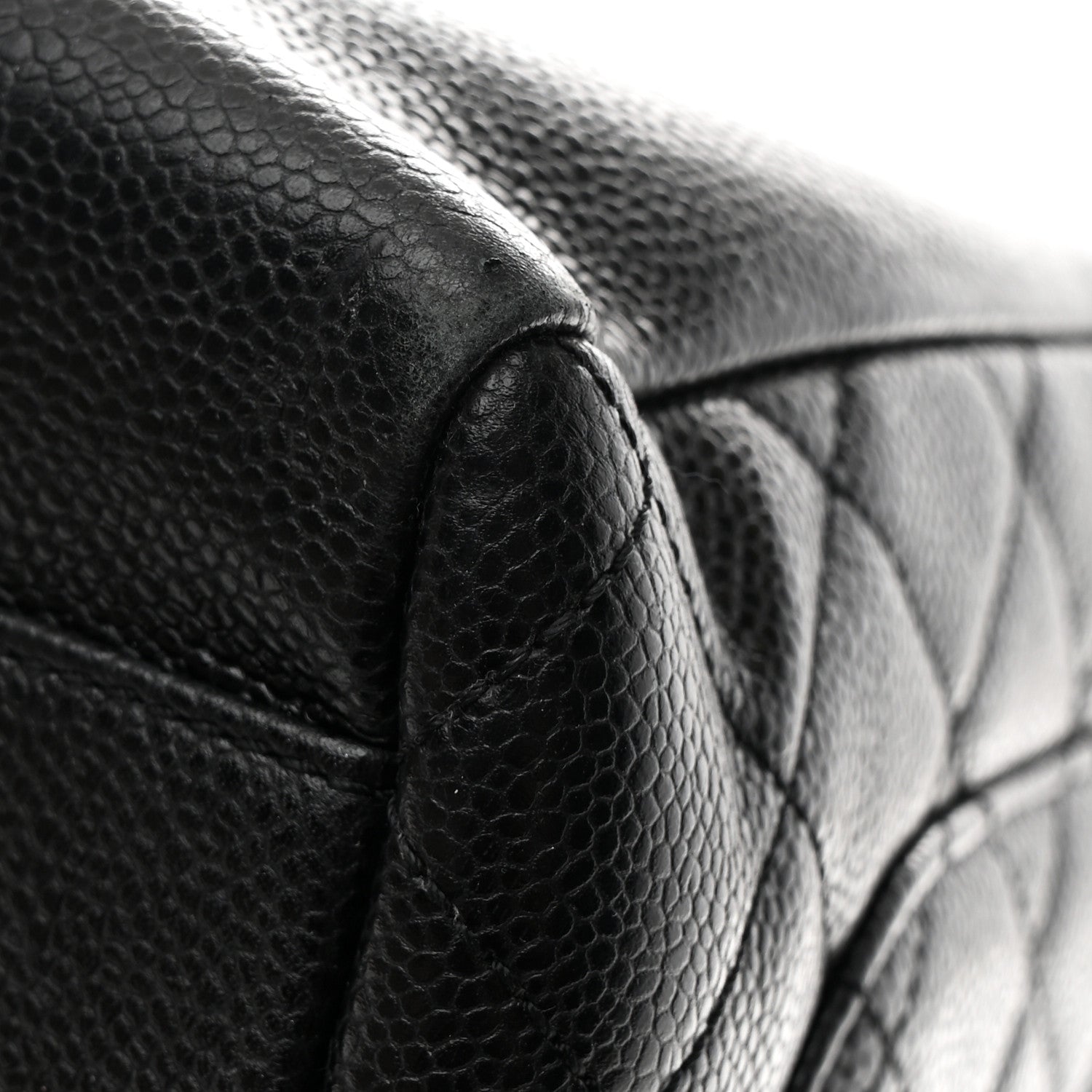 Chanel Caviar Quilted Grand Shopping Tote GST Black 12 of 12