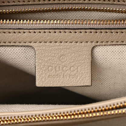 Gucci Wonka Grain Calfskin Medium Diana Tote Bag Oatmeal Vintage Green 6 of 16
