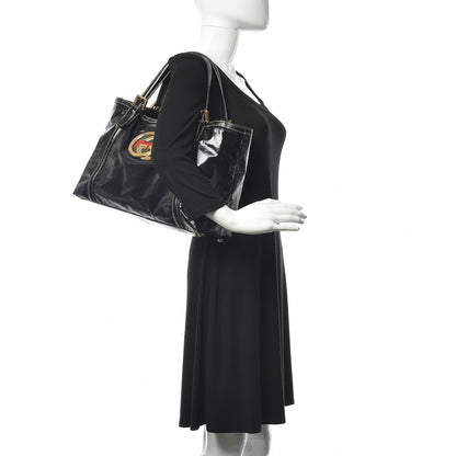 Gucci Dialux Medium Britt Shoulder Bag Black 2 of 11
