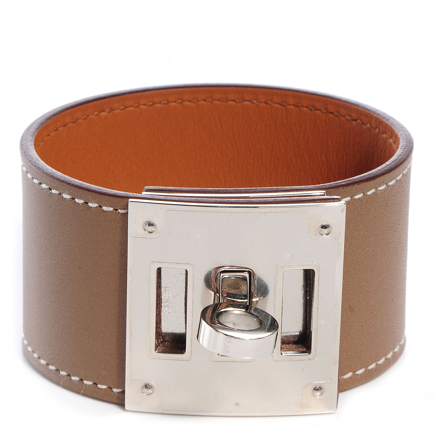 Hermes Swift Kelly Dog Cuff Etoupe 1 of 6