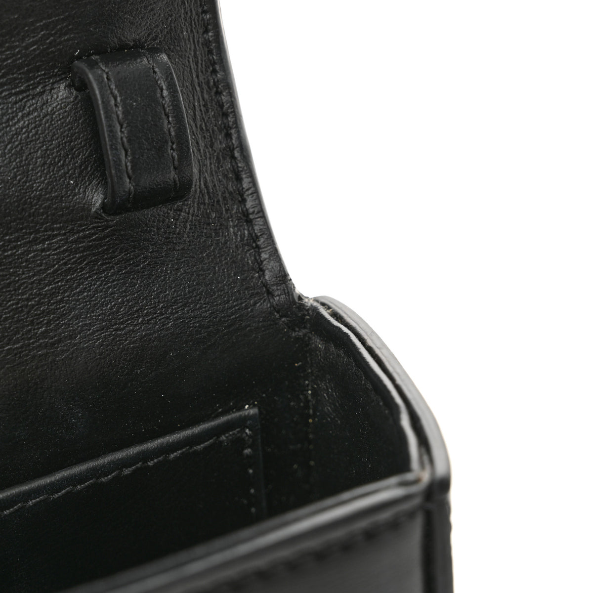 Shiny Calfskin Mini Triomphe Black