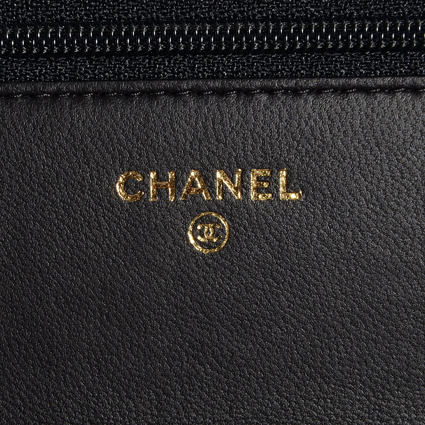 Lambskin Quilted Boy Wallet On Chain WOC Black