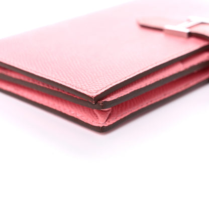 Hermes Epsom Bearn Gusset Wallet Rose Confetti 9 of 14