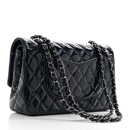 Chanel Patent Quilted Medium Double Flap Navy 2 of 10