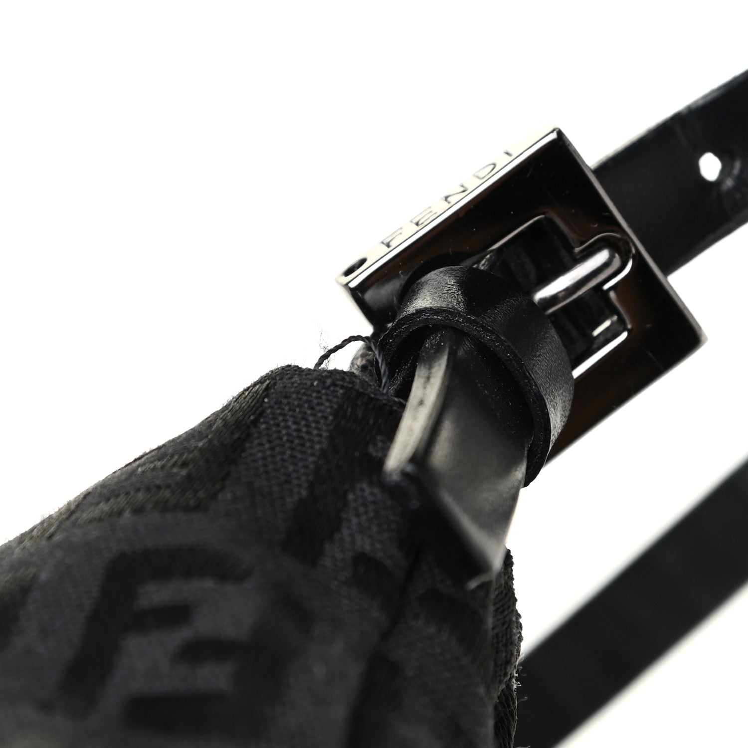 Fendi Zucchino Baguette Black 21 of 22