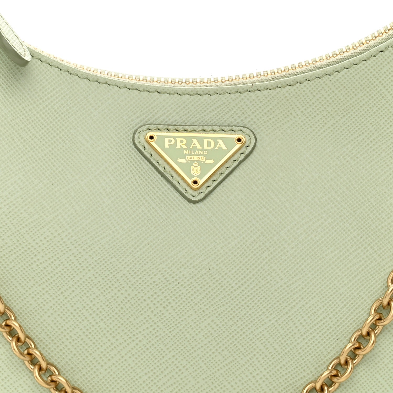 Prada Saffiano Lux Re-Edition 2005 Shoulder Bag Acqua 8 of 10