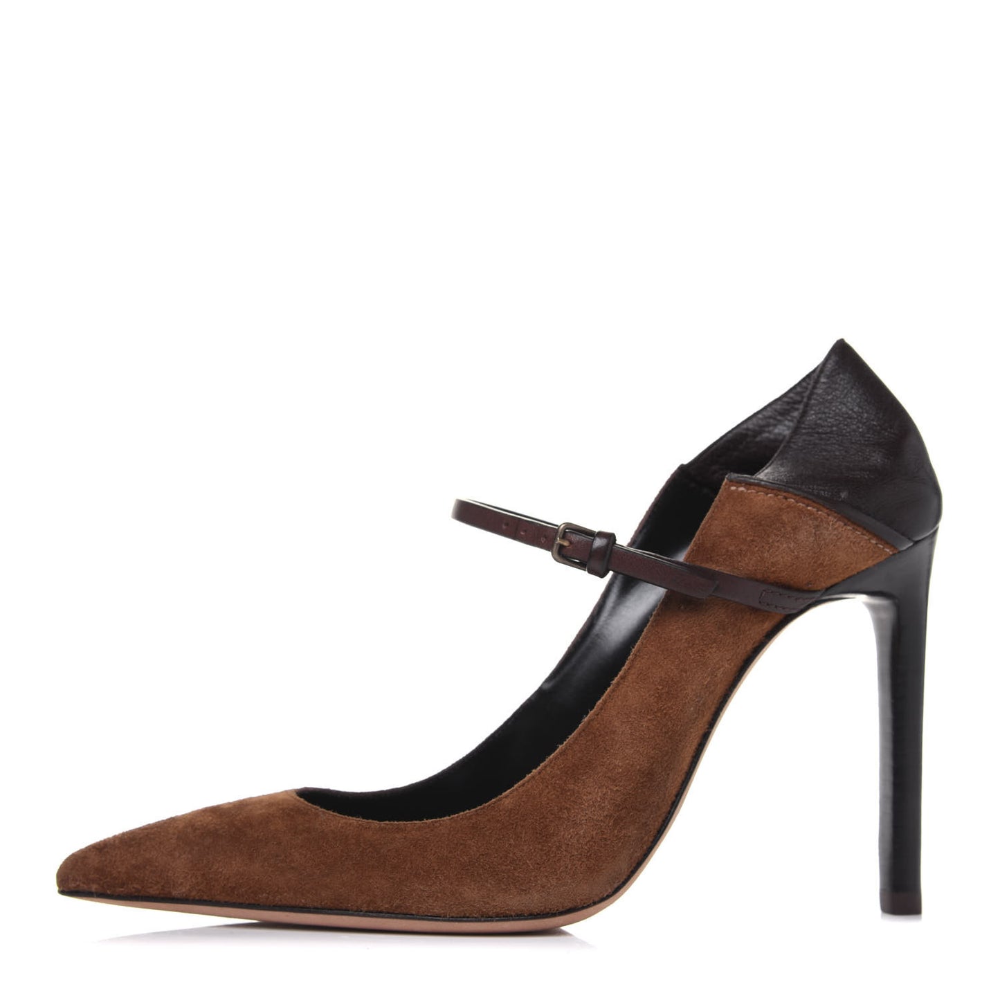 Suede Majorelle 105 Pumps 35.5 Moro Coffee