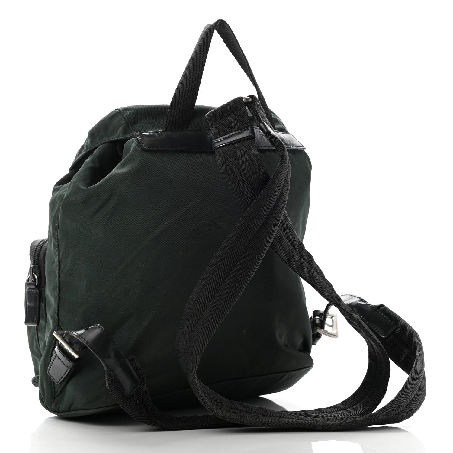 Prada Nylon Vela Small Backpack Green 2 of 14