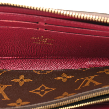 Louis Vuitton Monogram Clemence Wallet Fuchsia 6 of 17