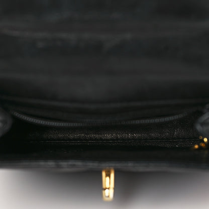 Chanel Lambskin Quilted Flap Waist Belt Bag Black 4 of 8