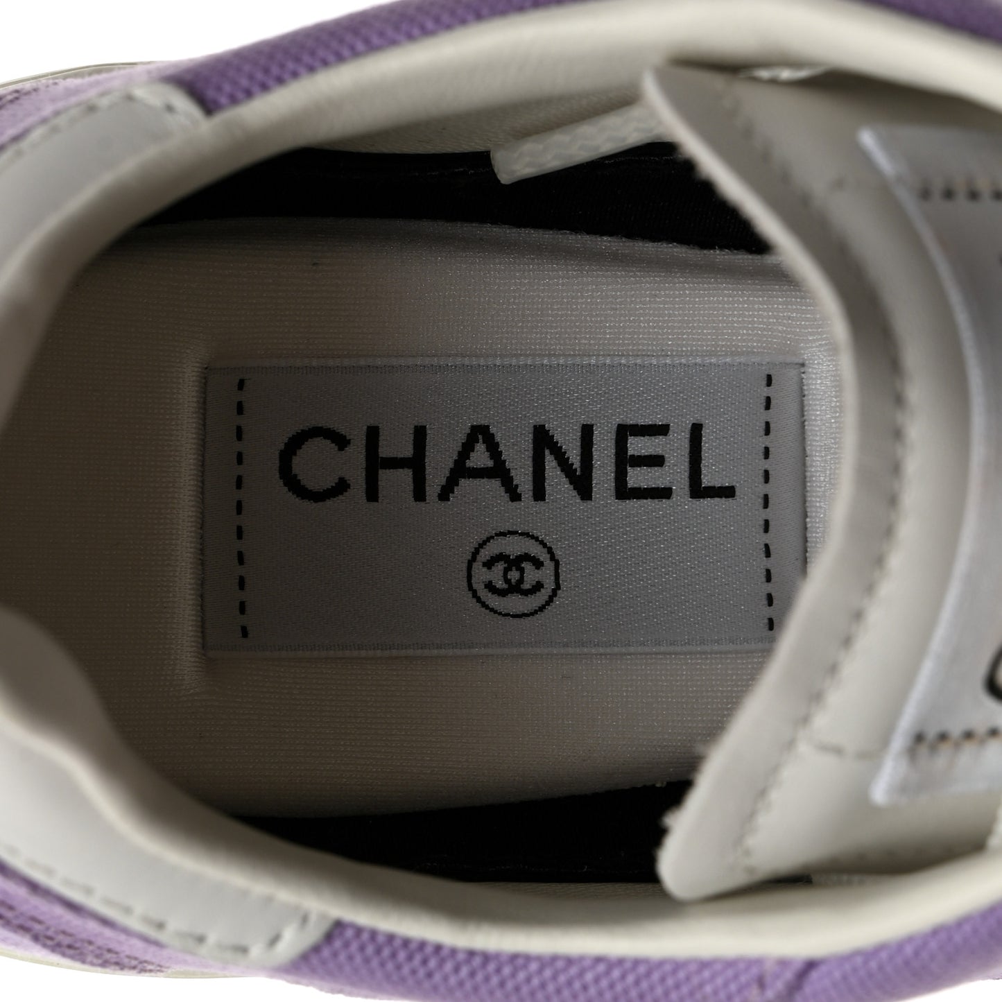 Cotton Sneakers 38 Purple White