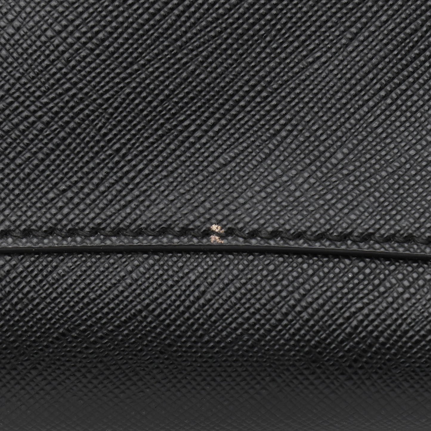 Saffiano Lux Mini Convertible Bowler Black White