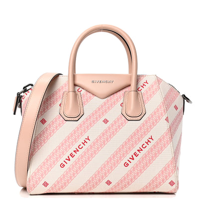 Givenchy Canvas Logo Print Small Antigona Pink 1 of 6