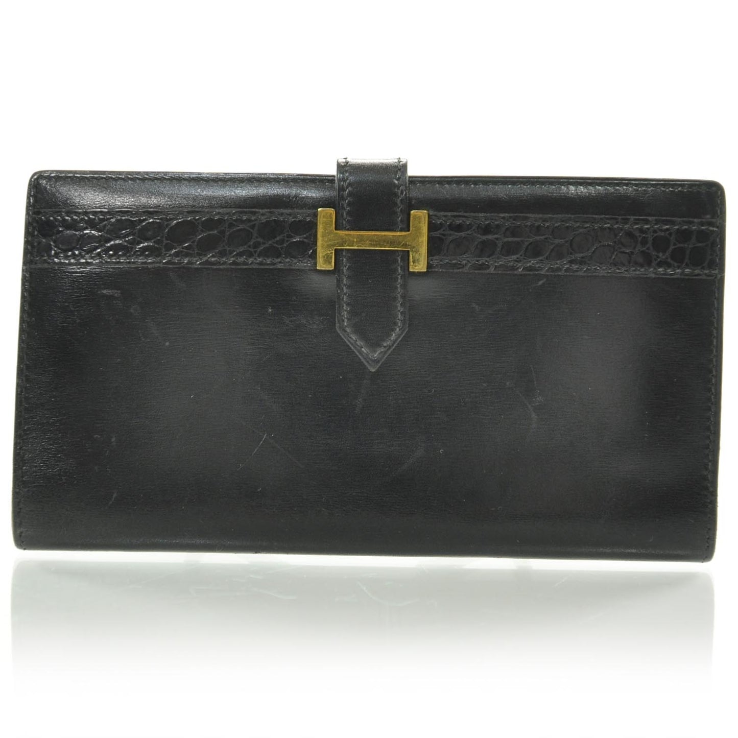 Box Calf Bearn Wallet Black